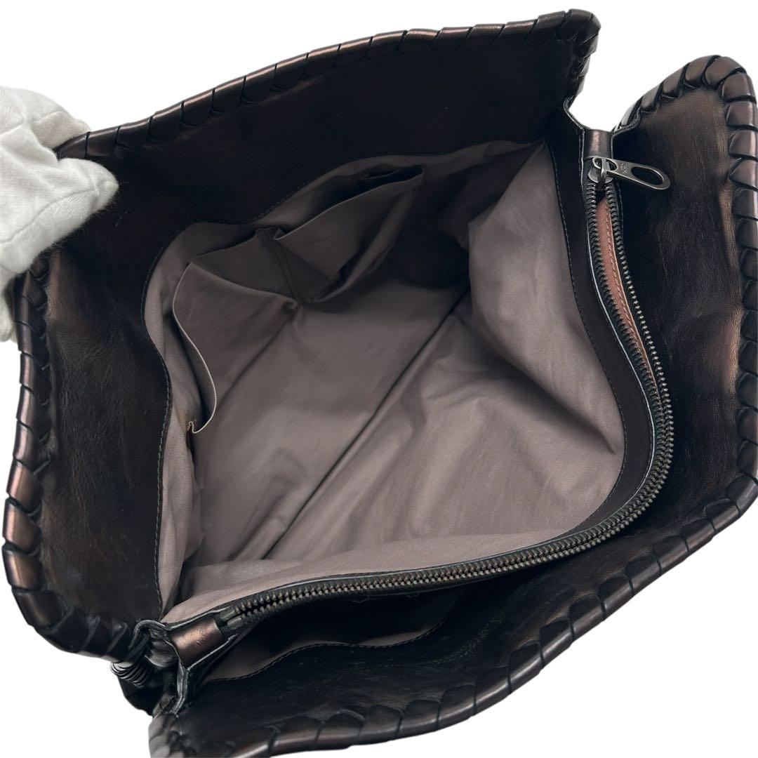 ボッテガヴェネタ ブリーフケース ビジネスバッグ イントレチャート クロコ 男性