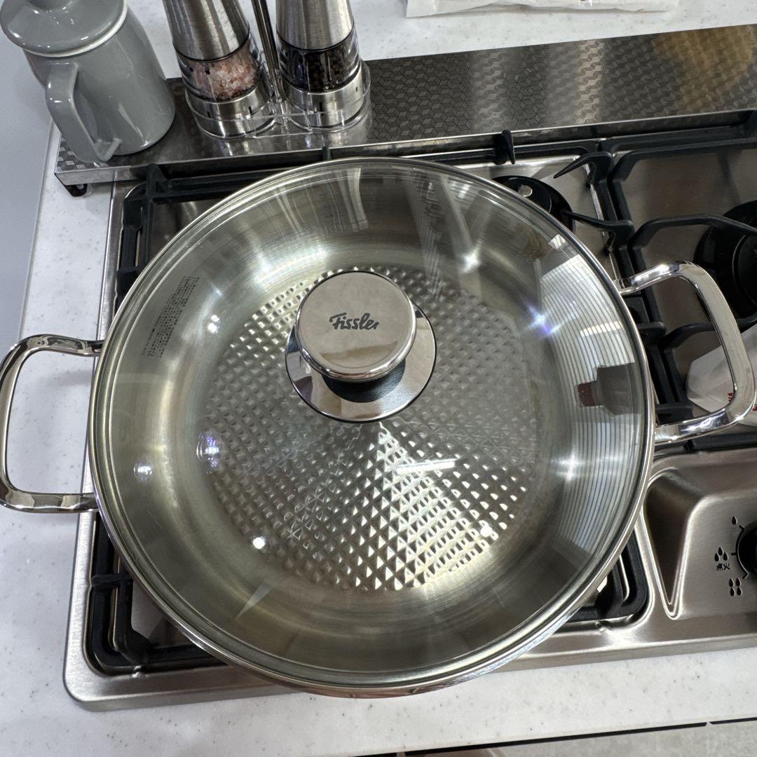 【sifukiti】フィスラーサーブパン28cm＋専用クリーナーセット