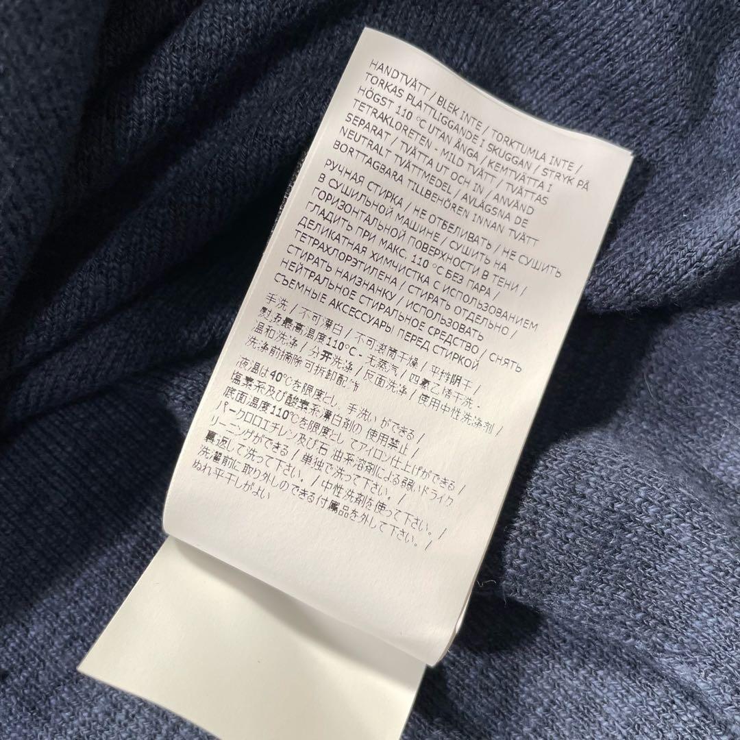 ストーンアイランド　クルーネックニット　ネイビー　XL