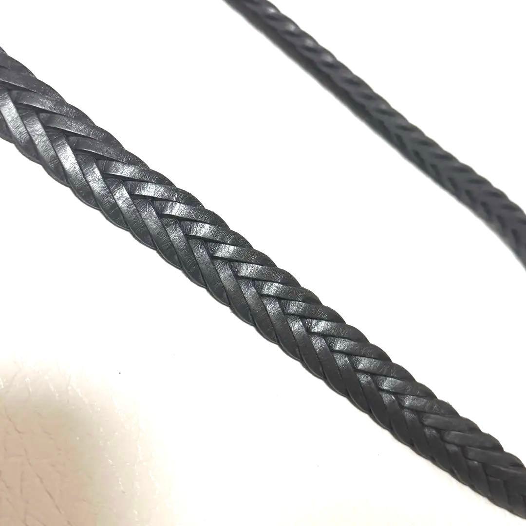 JieDa ジエダ ウエスタンベルト 編み込みレザーベルト