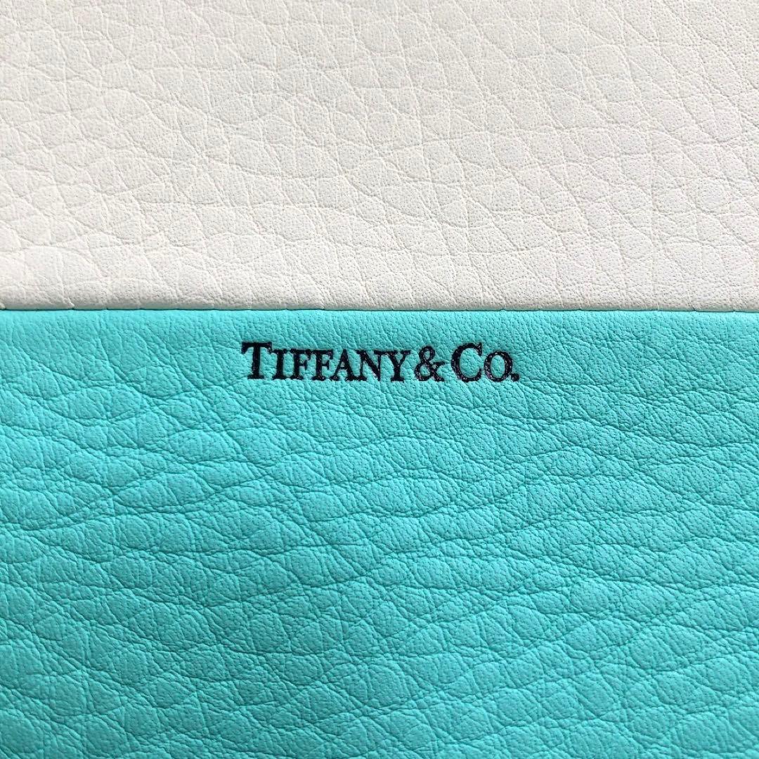 【美品】ティファニー　パスポートケース　パスケース　小物入れ　レザー