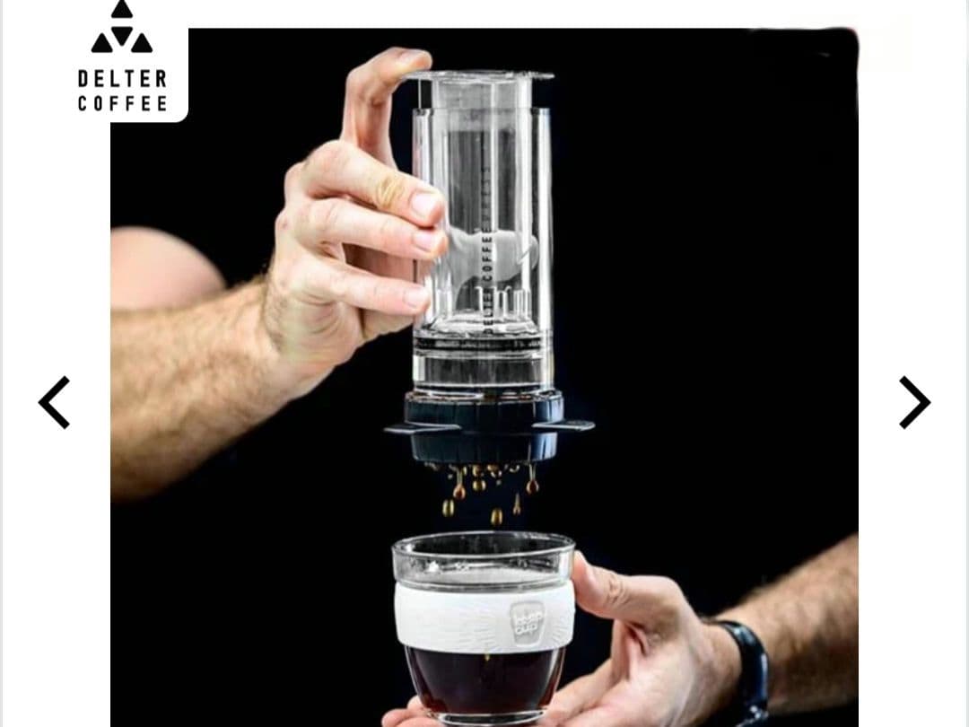 期間限定 セール！！新デルタプレス グレー オーストラリア発祥 コーヒーメーカー