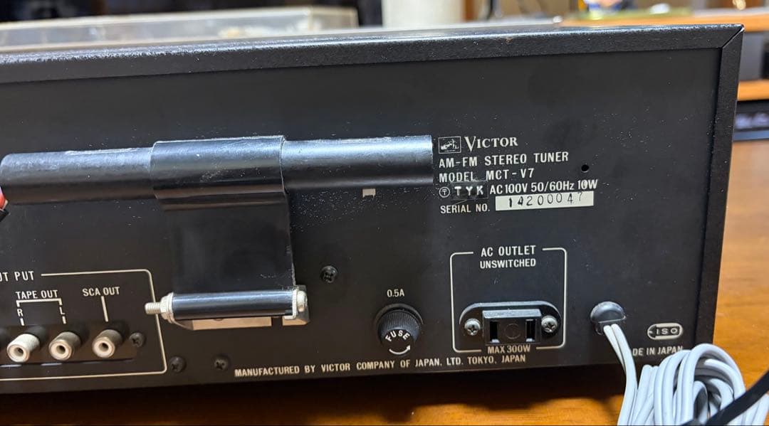 FM/AM ビクターステレオチューナーMODEL MCT-V7（動作確認済み）