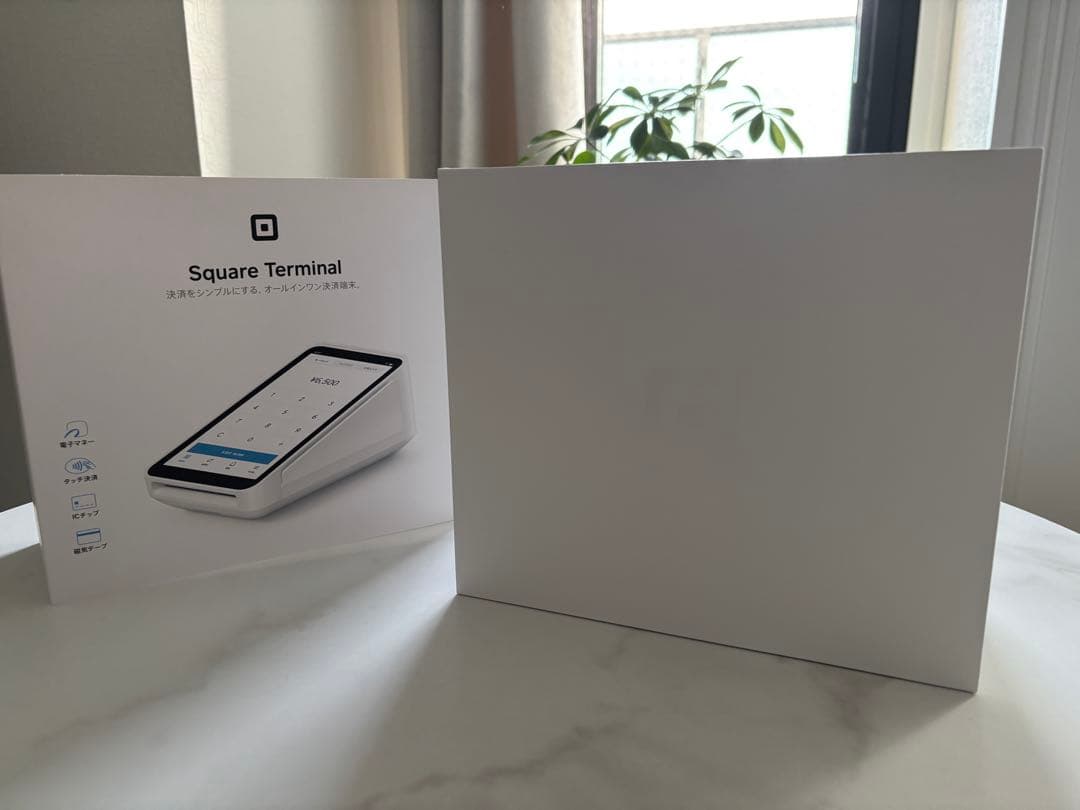 Square スクエアターミナル 決済端末 ホワイト 箱付き