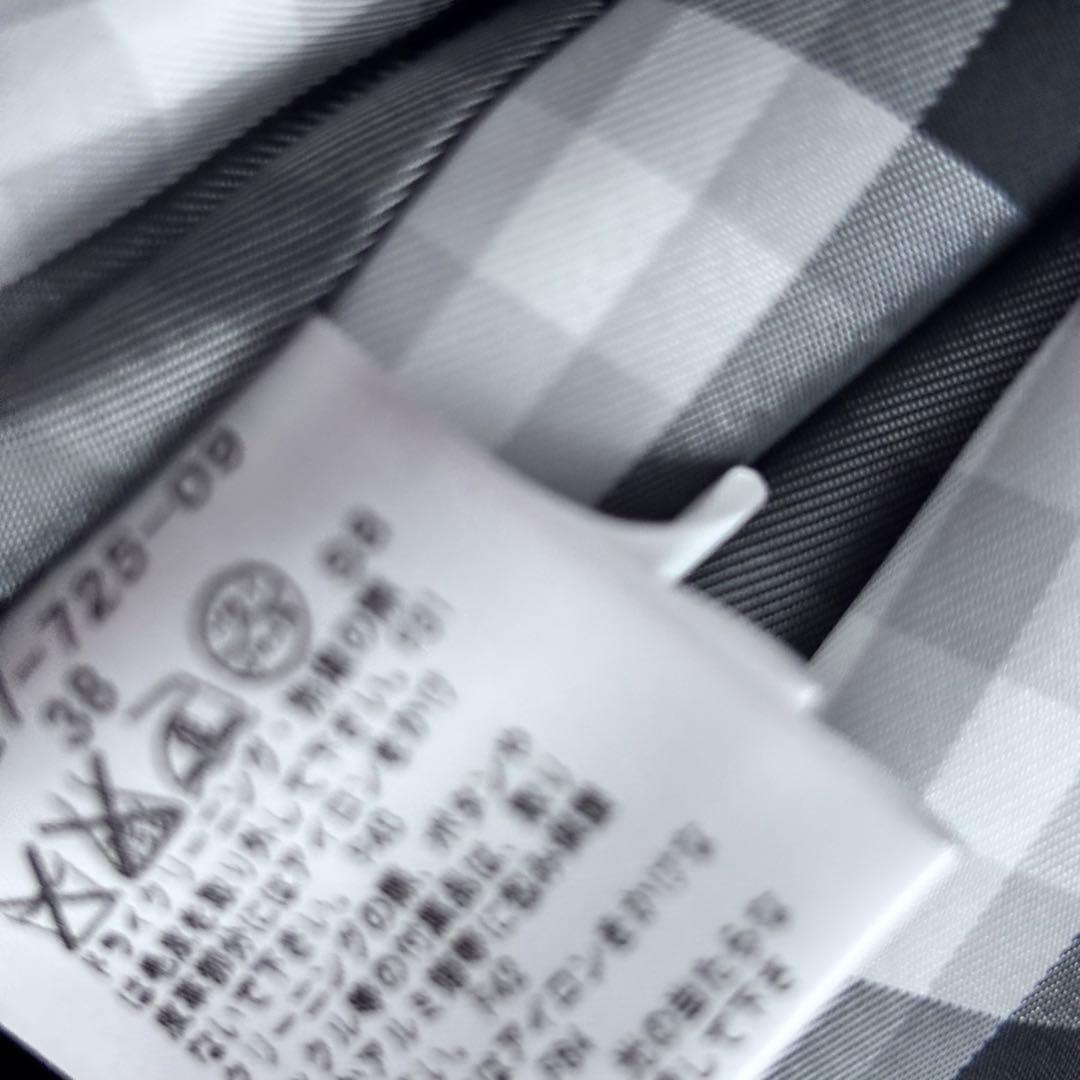 美品BURBERRY BLUE LABEL 黒　フード　ダッフル　38 M