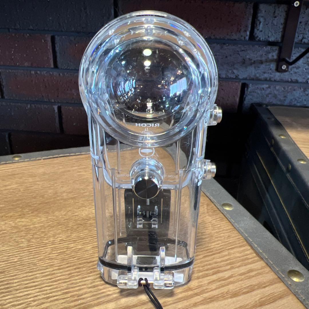 【バッテリー交換済】RICOH THETA V ＋水中ハウジングTW-1＋三脚等