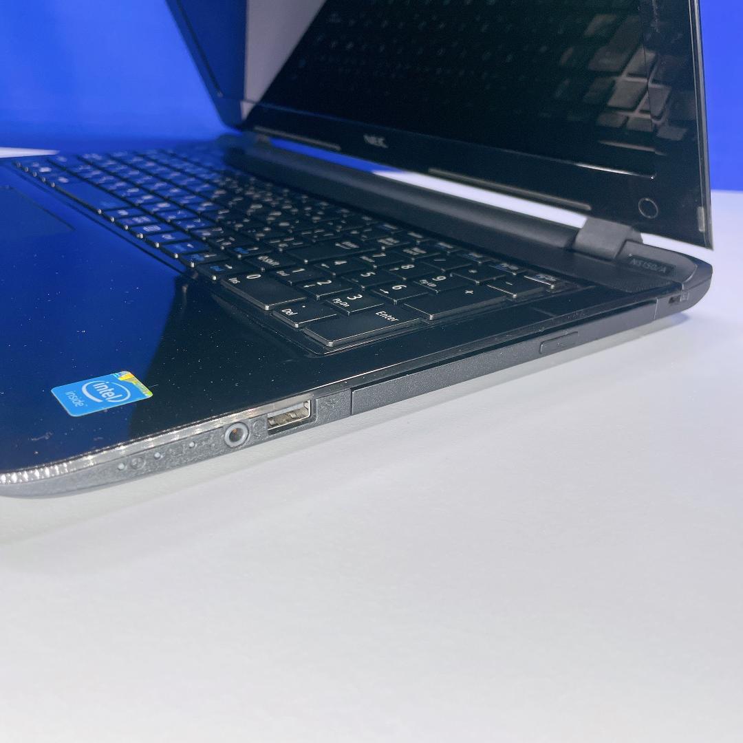 動画視聴に最適✨Windows11✨快適SSD✨NEC黒ノートPCカメラ薄型