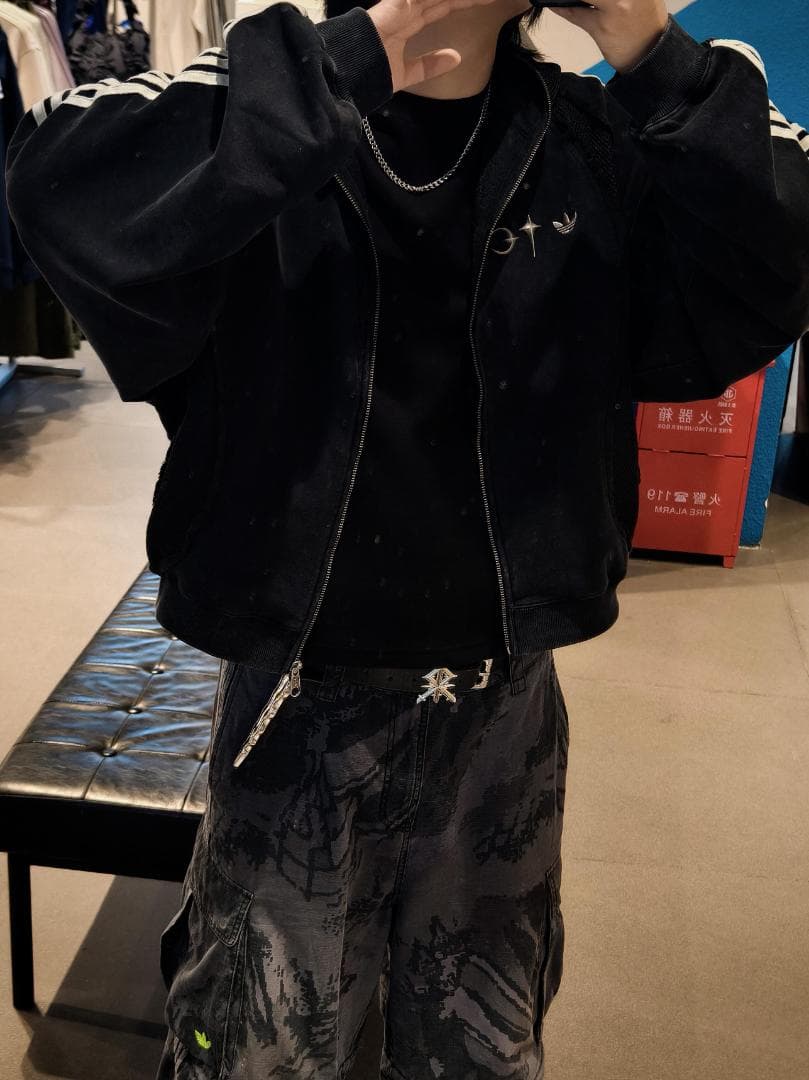 Thugclub adidas パーカー SIZE L