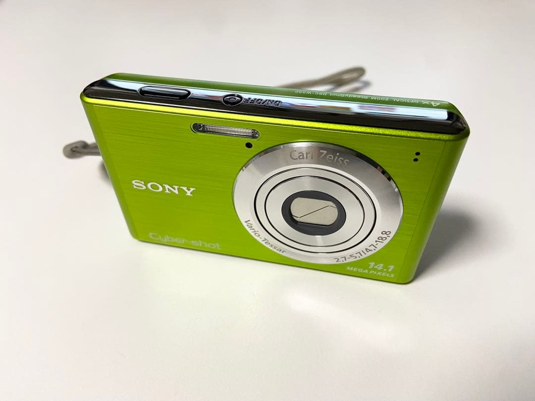 美品SONY Cyber-shot DSC-W550グリーン