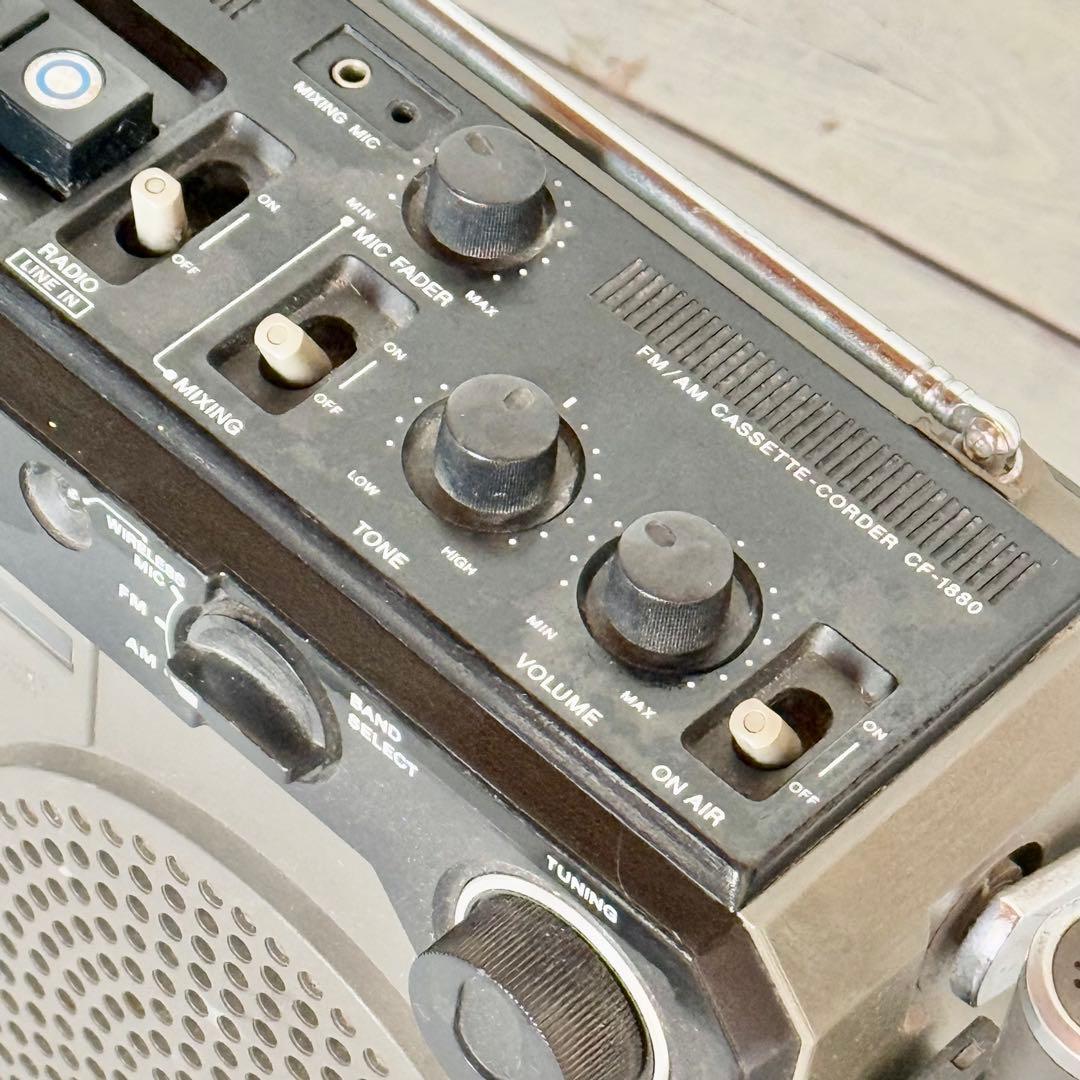 SONY FMマイク搭載ラジカセ CF-1880