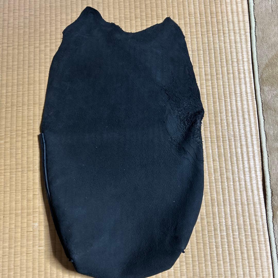 ベジータ様　ディアスキンバッグ　黒スエード
