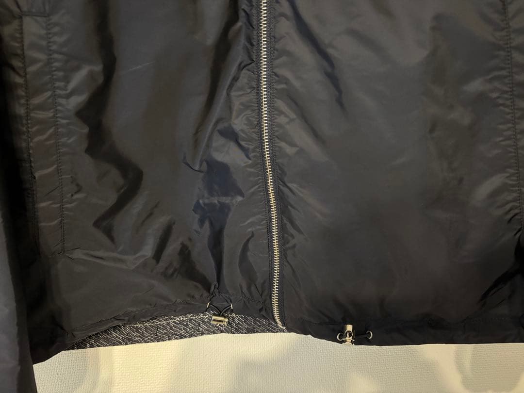 【最終値下価格】プラダ　リバーシブルフーデッドブルゾン