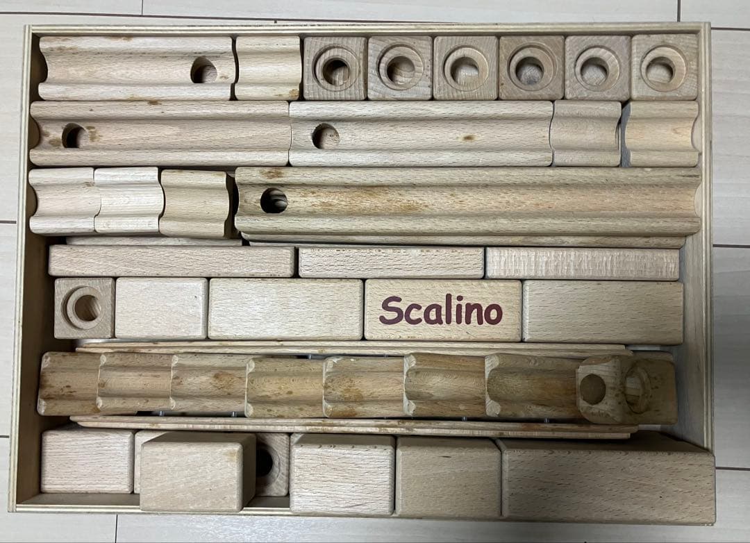 Scalino3 スカリーノ 滝セット 知育玩具 木製ブロックセット