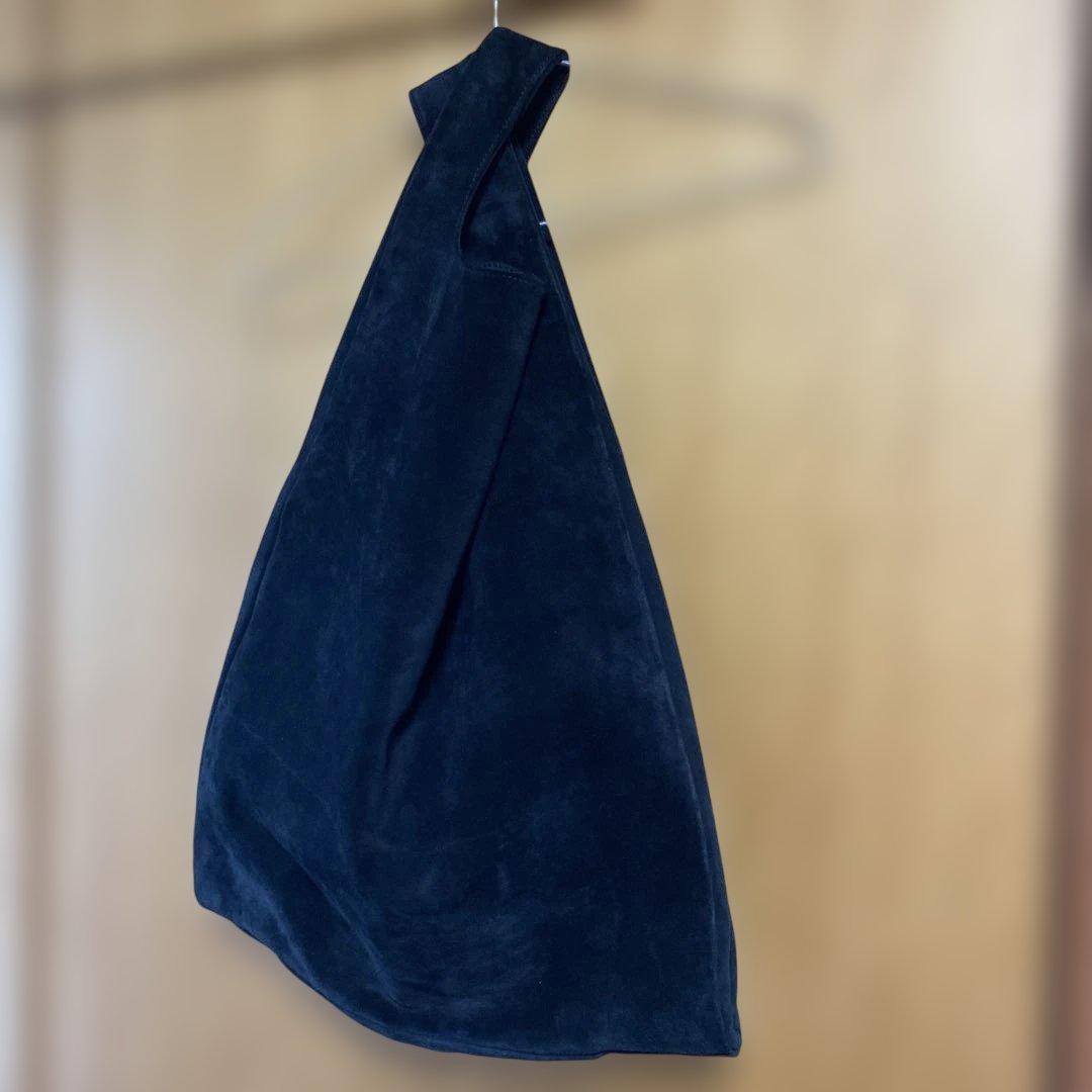 初期MM6 マルタン マルジェラ 本革バッグ ブラック スエード