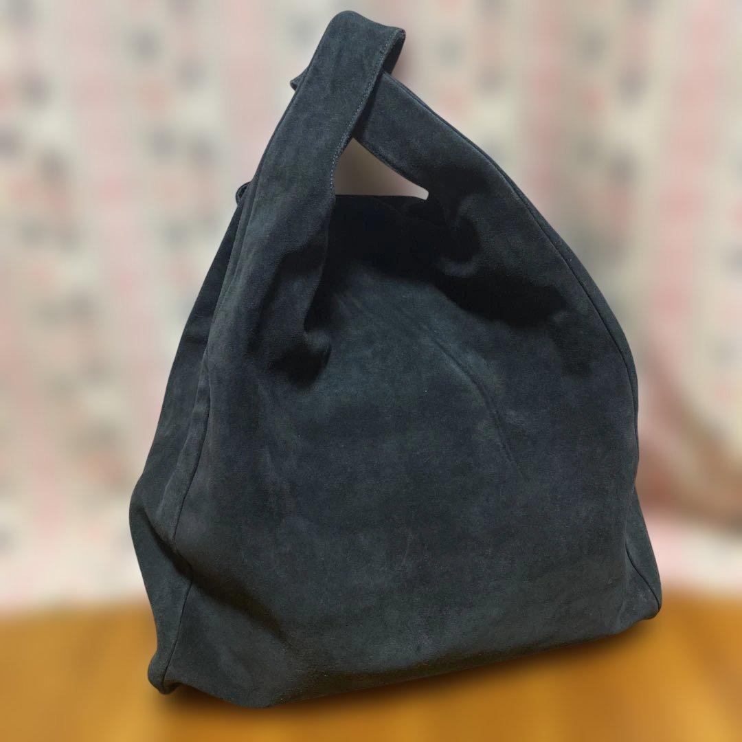 初期MM6 マルタン マルジェラ 本革バッグ ブラック スエード