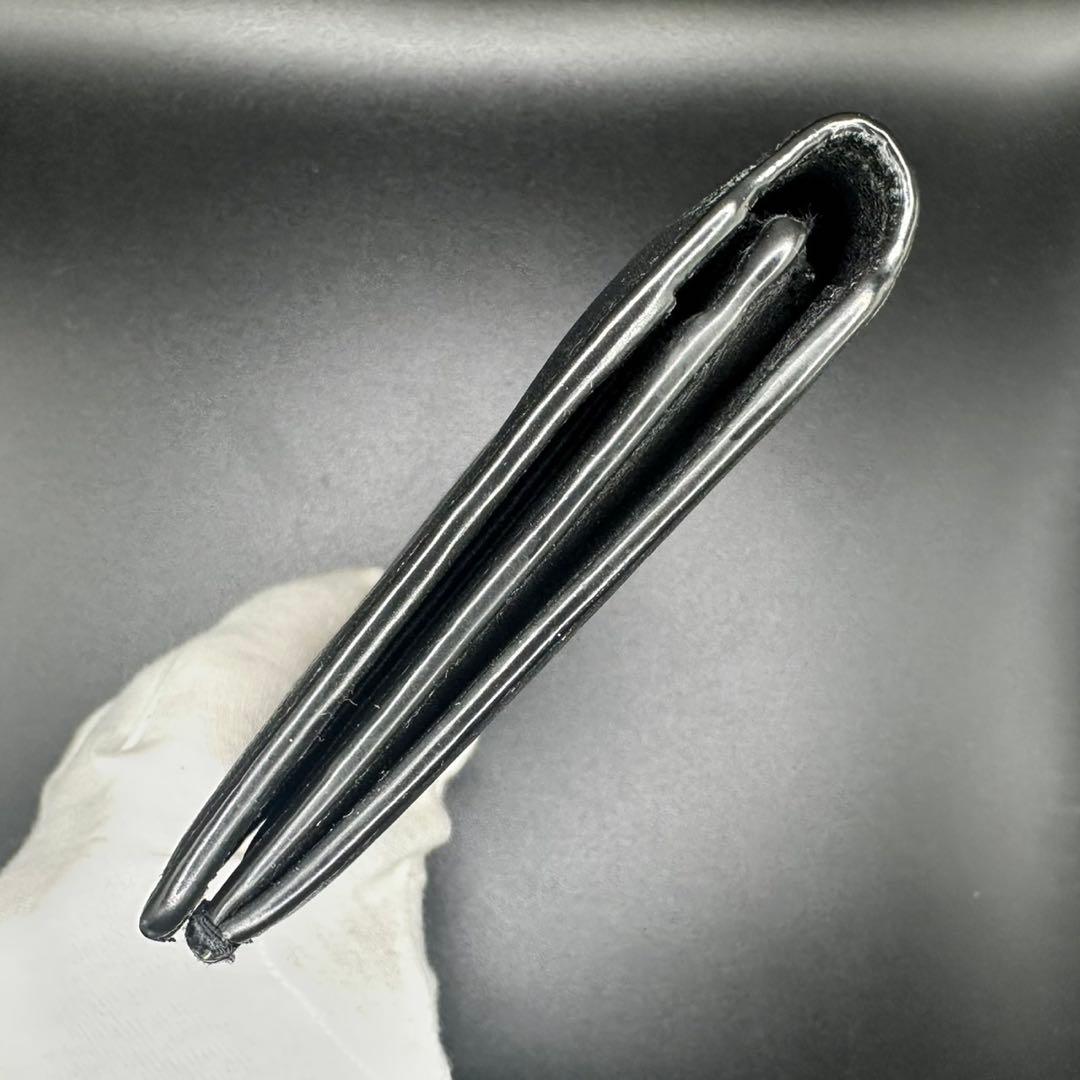 極美品✨　YSL　サンローラン　財布　長財布　折り財布　クロコ　1523