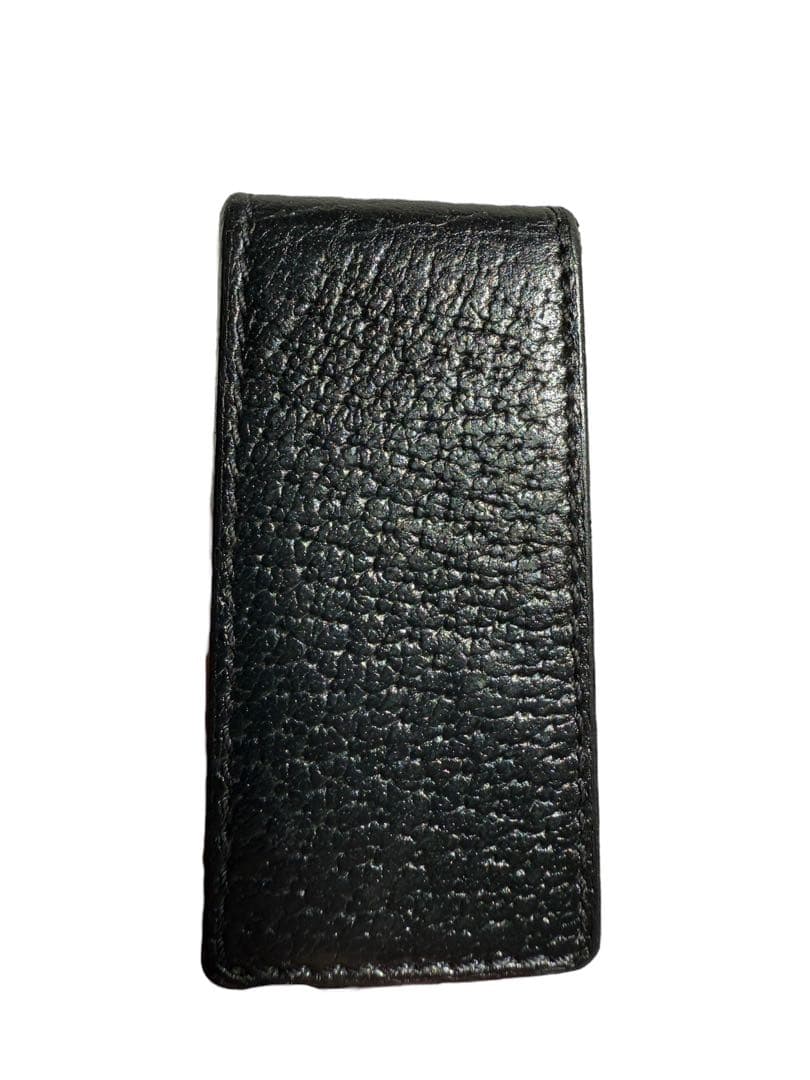 【正規品】GUCCI　グッチ　レザー　マネークリップ　レザー マグネット 財布