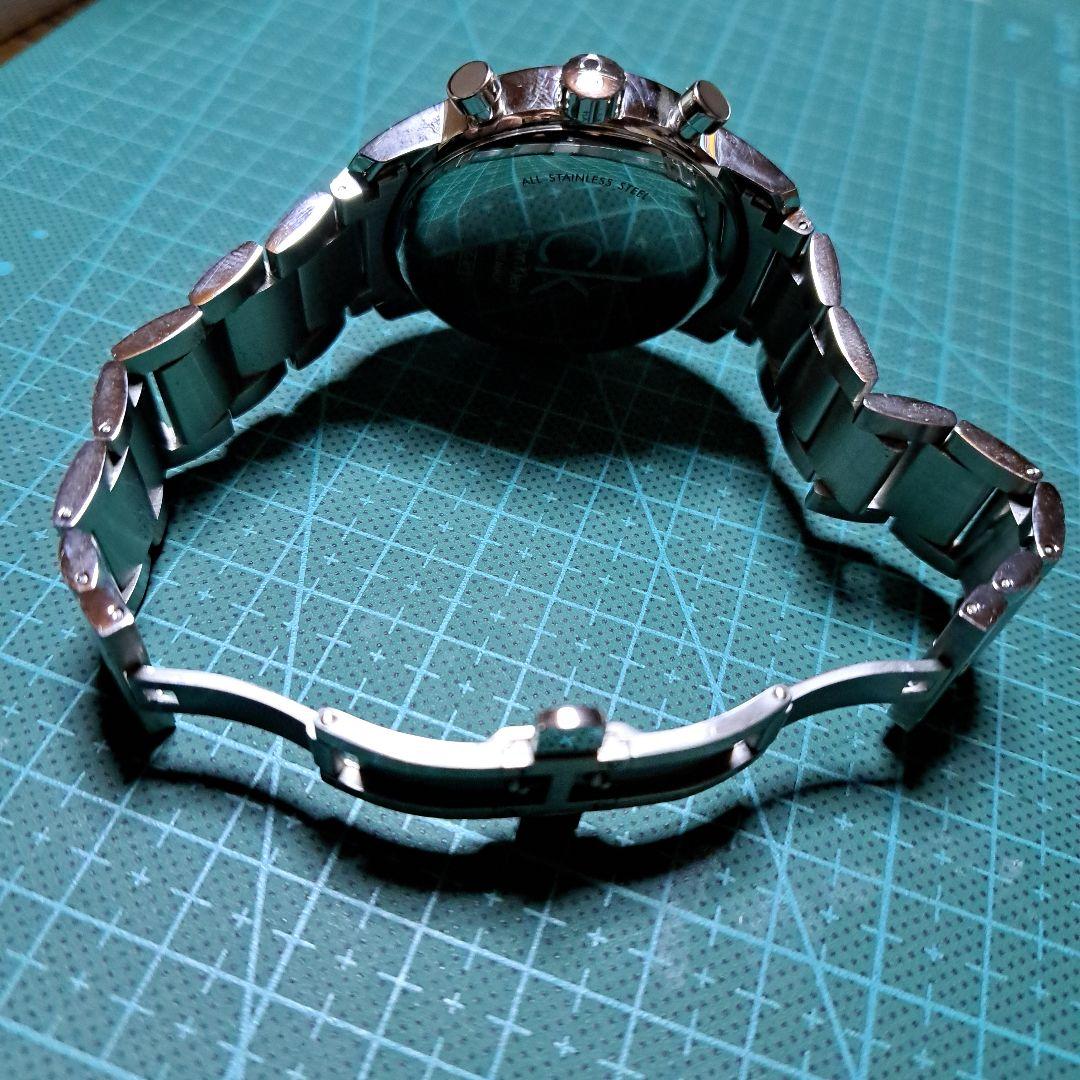 美品、カルバンクライン、クロノグラフ腕時計