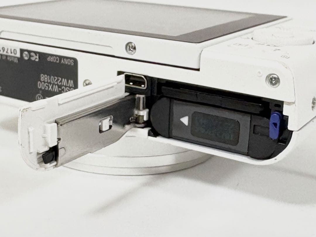 ソニー SONY DSC-WX500 ホワイト SDカード付き デジタルカメラ