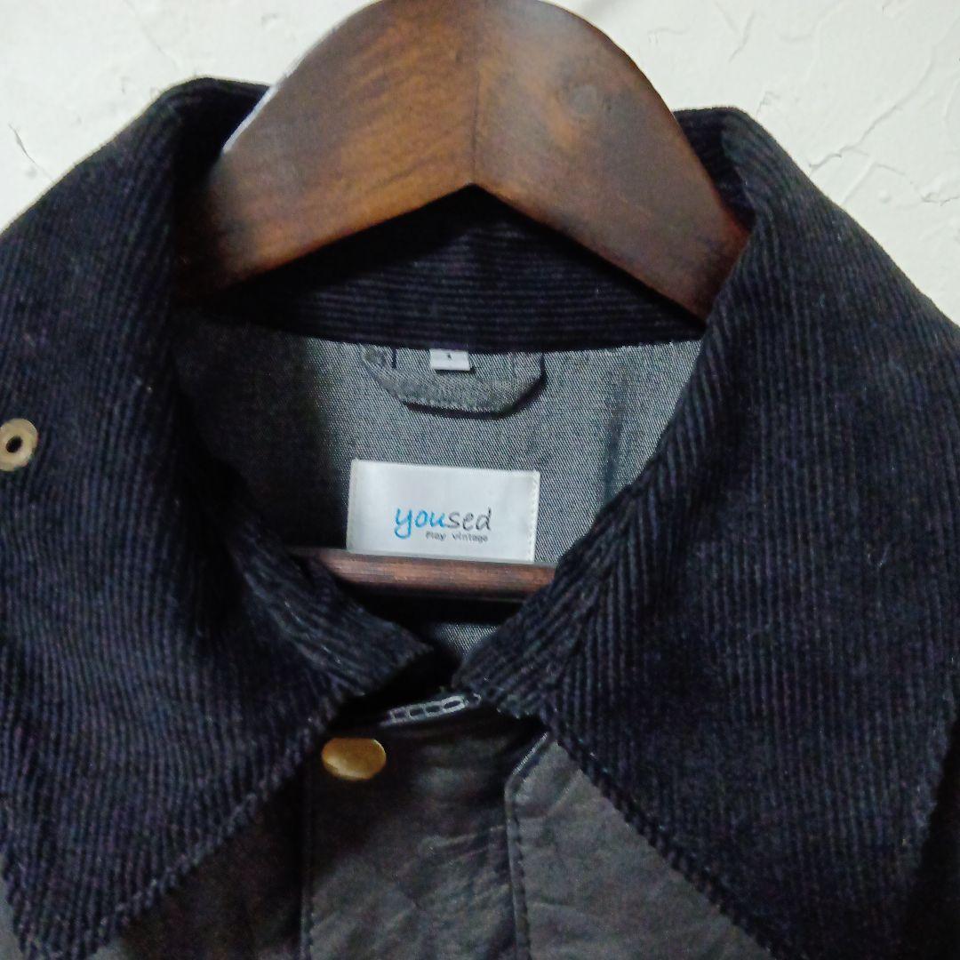 【YOUSED サイズ1】 ユーズド オールレザードライバーズジャケットリメイク