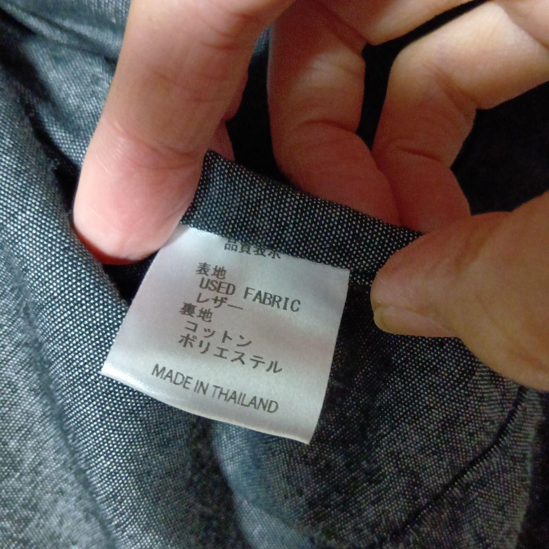 【YOUSED サイズ1】 ユーズド オールレザードライバーズジャケットリメイク