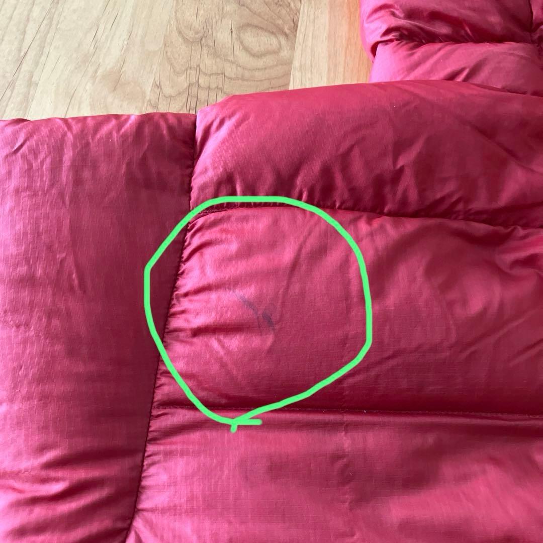 mont-bell フード付きダウンジャケット800FP レッド