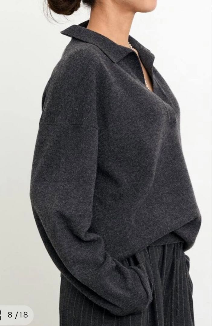 L'Appartement スキッパーニット