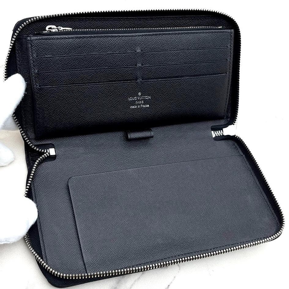 【極美品】ルイヴィトン　エピ　ジッピーオーガナイザー　ノワール