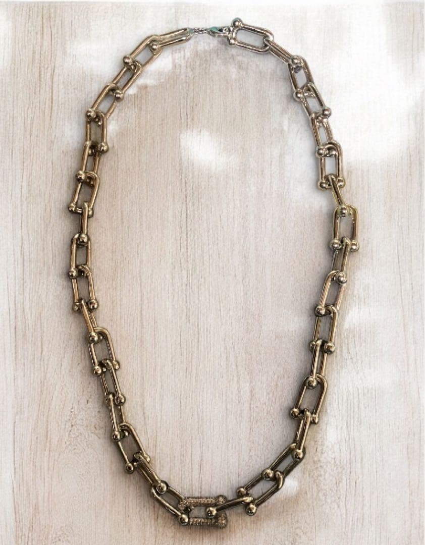 K*D様 早い者勝ち　海外購入品　リンクチェーンネックレス&ブレスレットセット