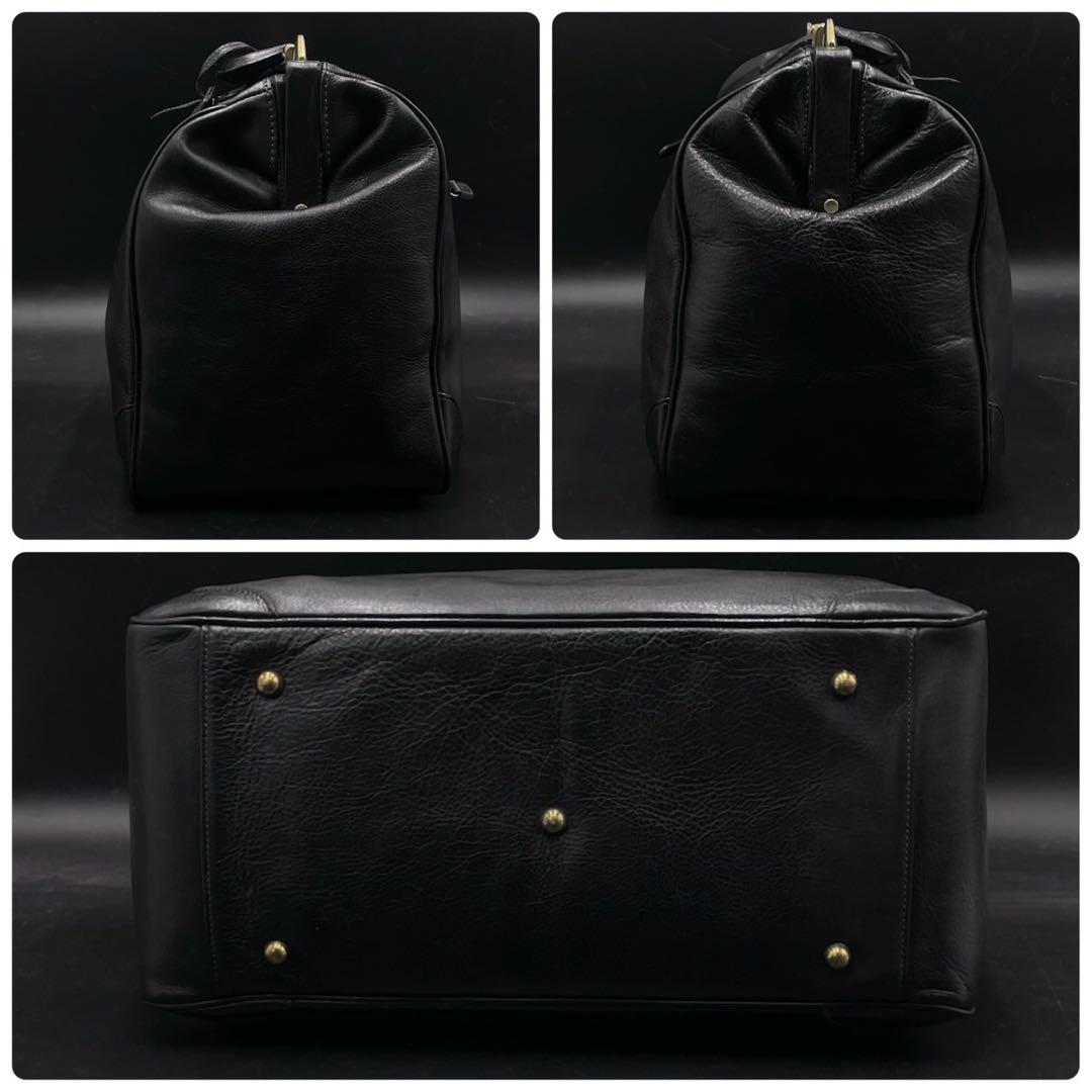 土屋鞄 ダレスバッグ 書類鞄 ブラック レザー 革 大容量