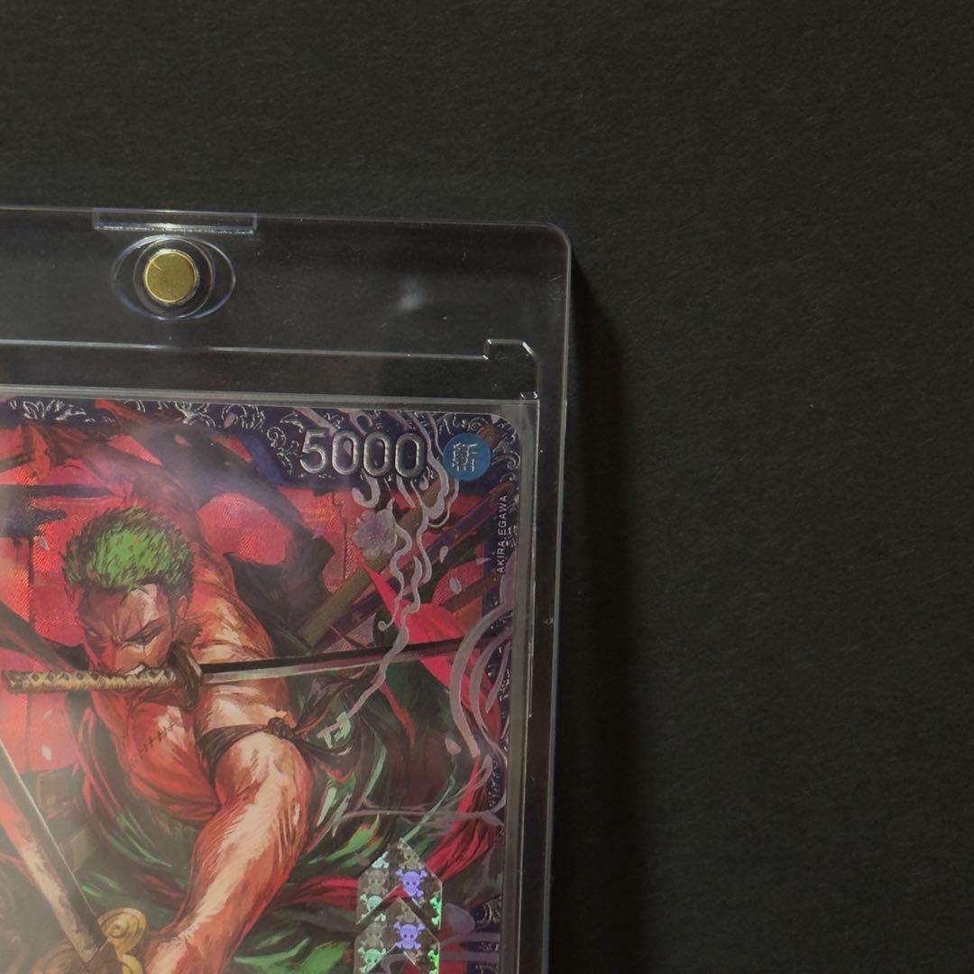 し*ろ様 【未開封】ロロノア・ゾロ SR ［ST21-015］プロモーションカー