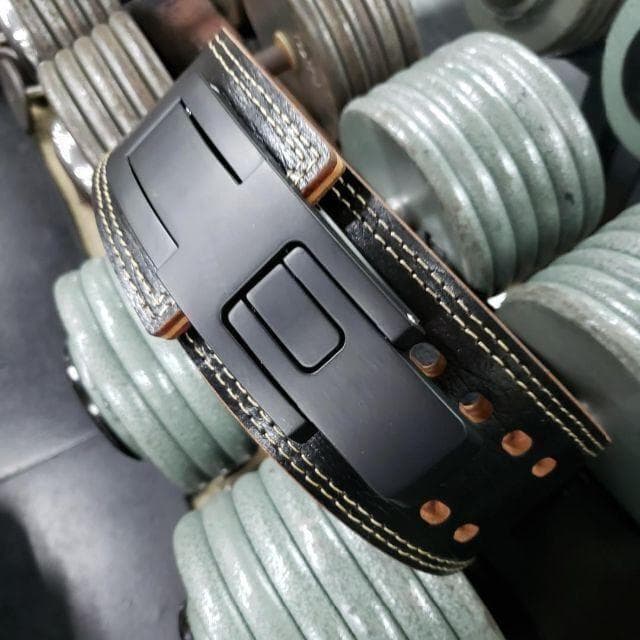 レバーアクションベルト　パワーベルト　ワンタッチ可変式13ｍｍ　Sサイズ