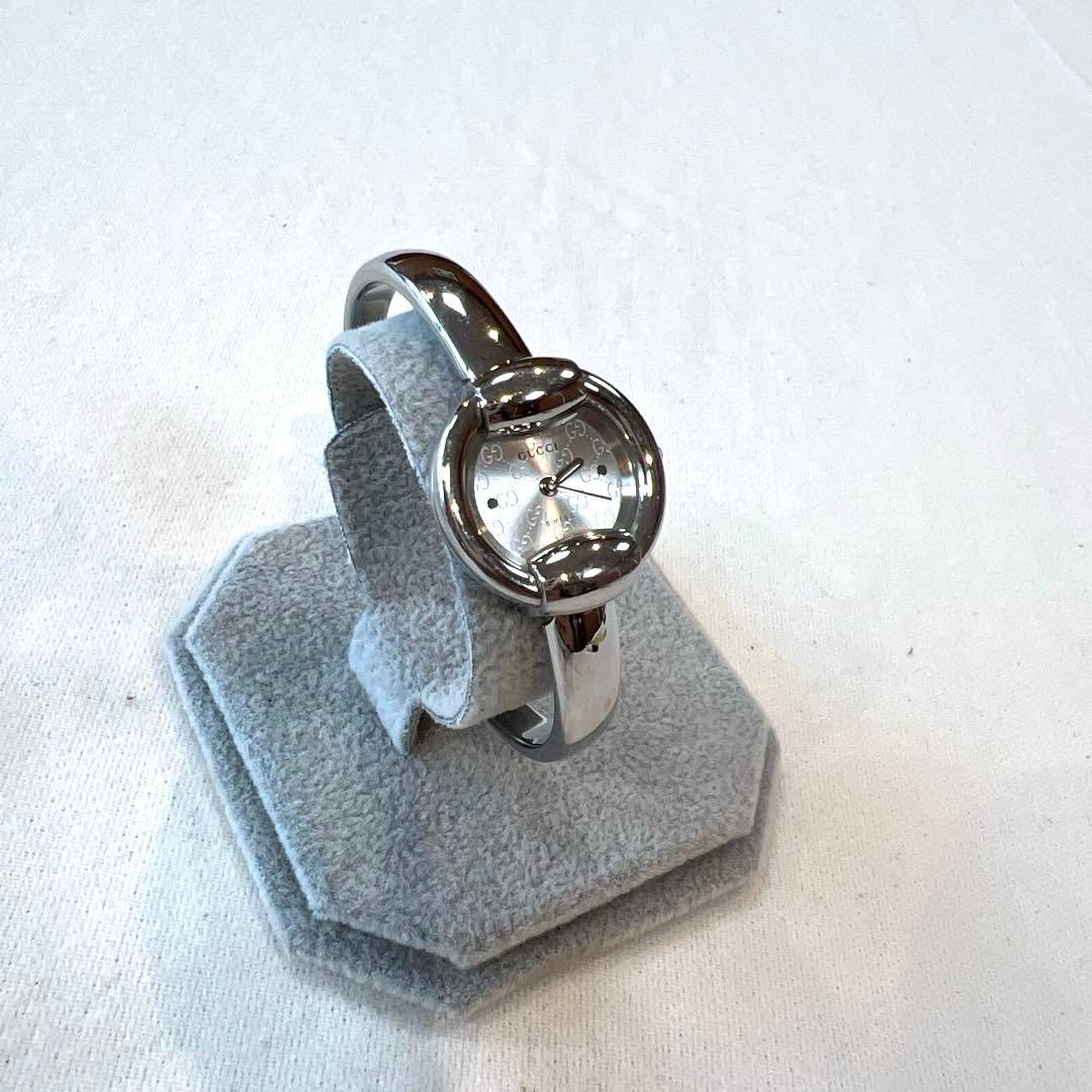 GUCCI グッチ 腕時計 1400L シルバー クオーツ GG柄文字盤