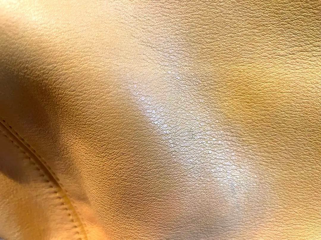 オールドコーチ　イエロー　レザー トートバッグ