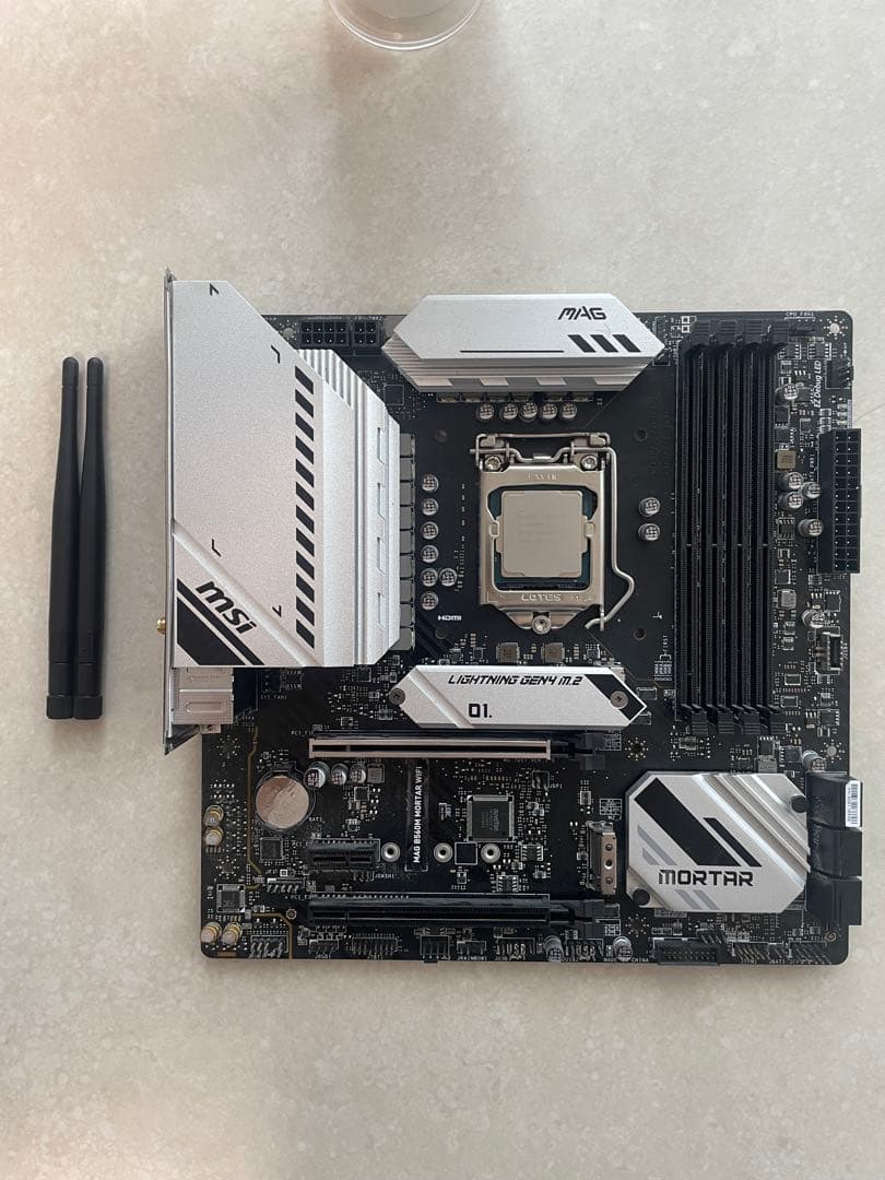 ボードセット　B560M MORTAR + i5-10400f