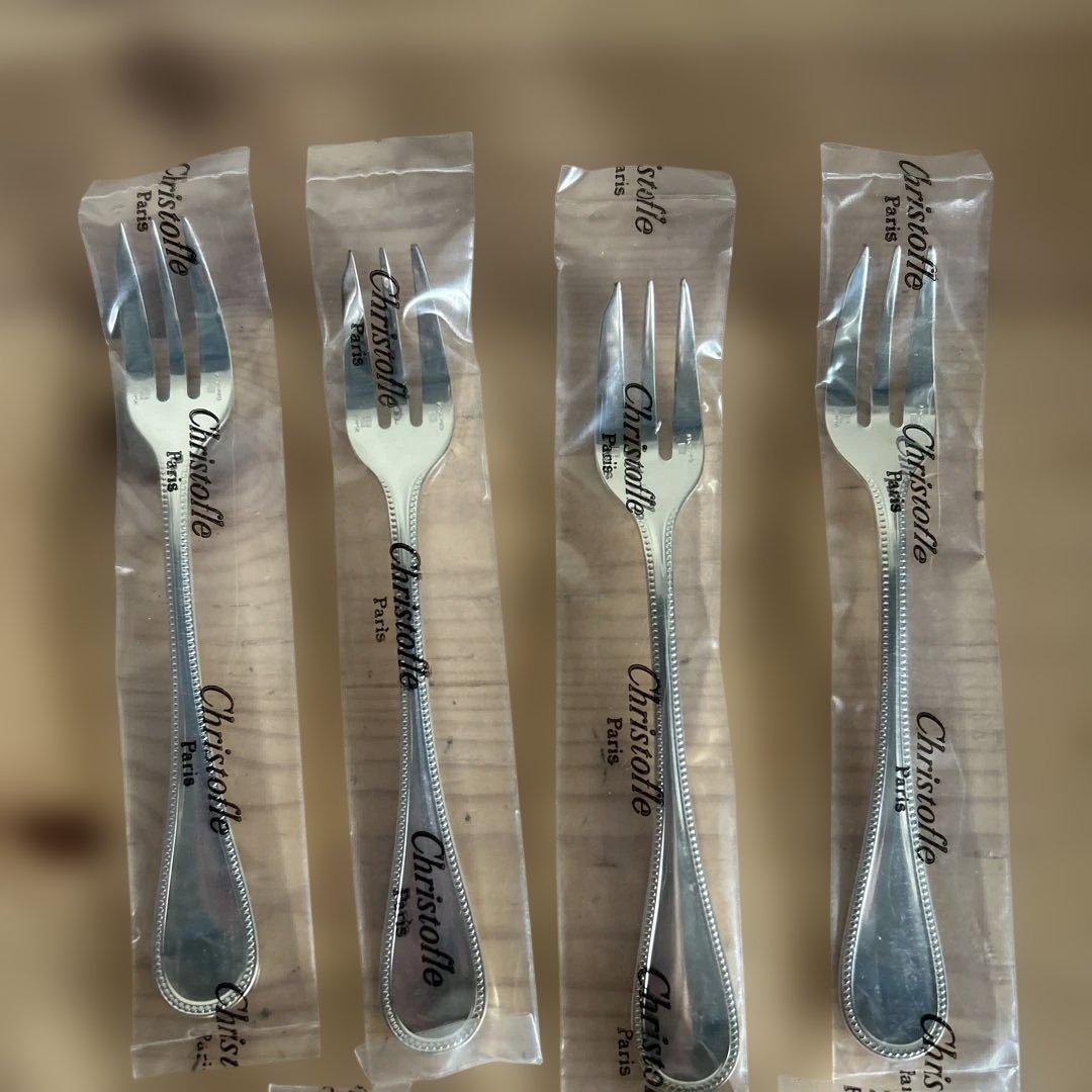 未使用品 クリストフル　フォーク　スプーン　計8本
