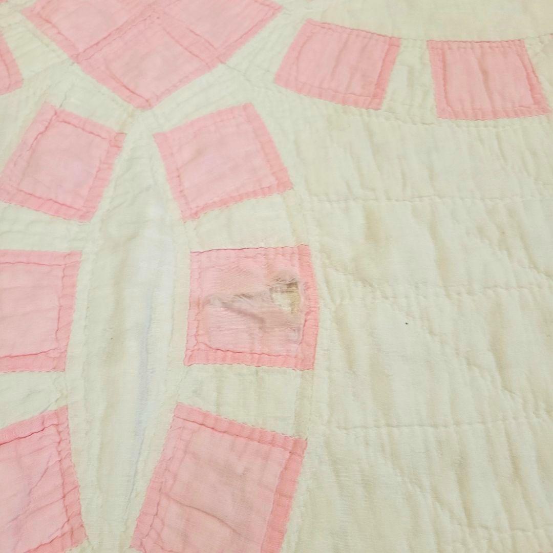 アンティークキルト 大判 ダブルウエディング 200x163cm