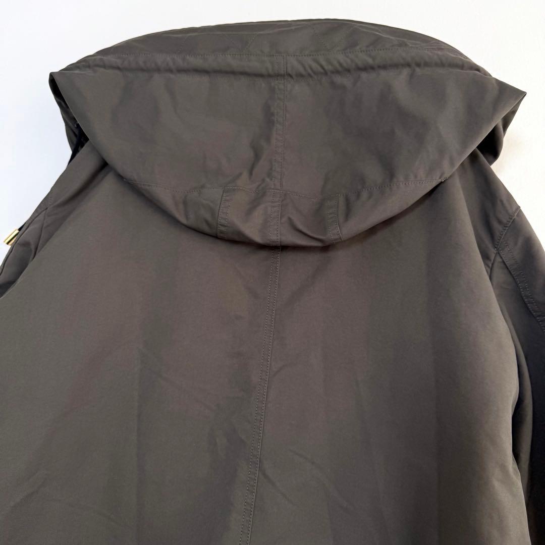 【ザ・リラクス】ショートモッズコート　ボアライナー付き　カーキ　Sサイズ