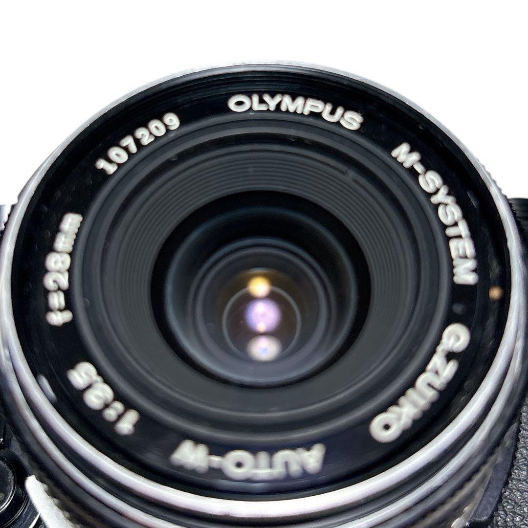 【動作確認済み】　OLYMPUS OM-2 28mm F3.5 フィルムカメラ