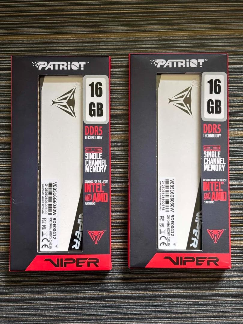 PATRIOT VIPER DDR5 32 GB 6000 MT/s メモリ