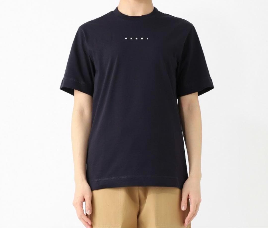 新作 MARNI マルニ ロゴ キッズ Tシャツ 大人Sサイズ 相当12Y