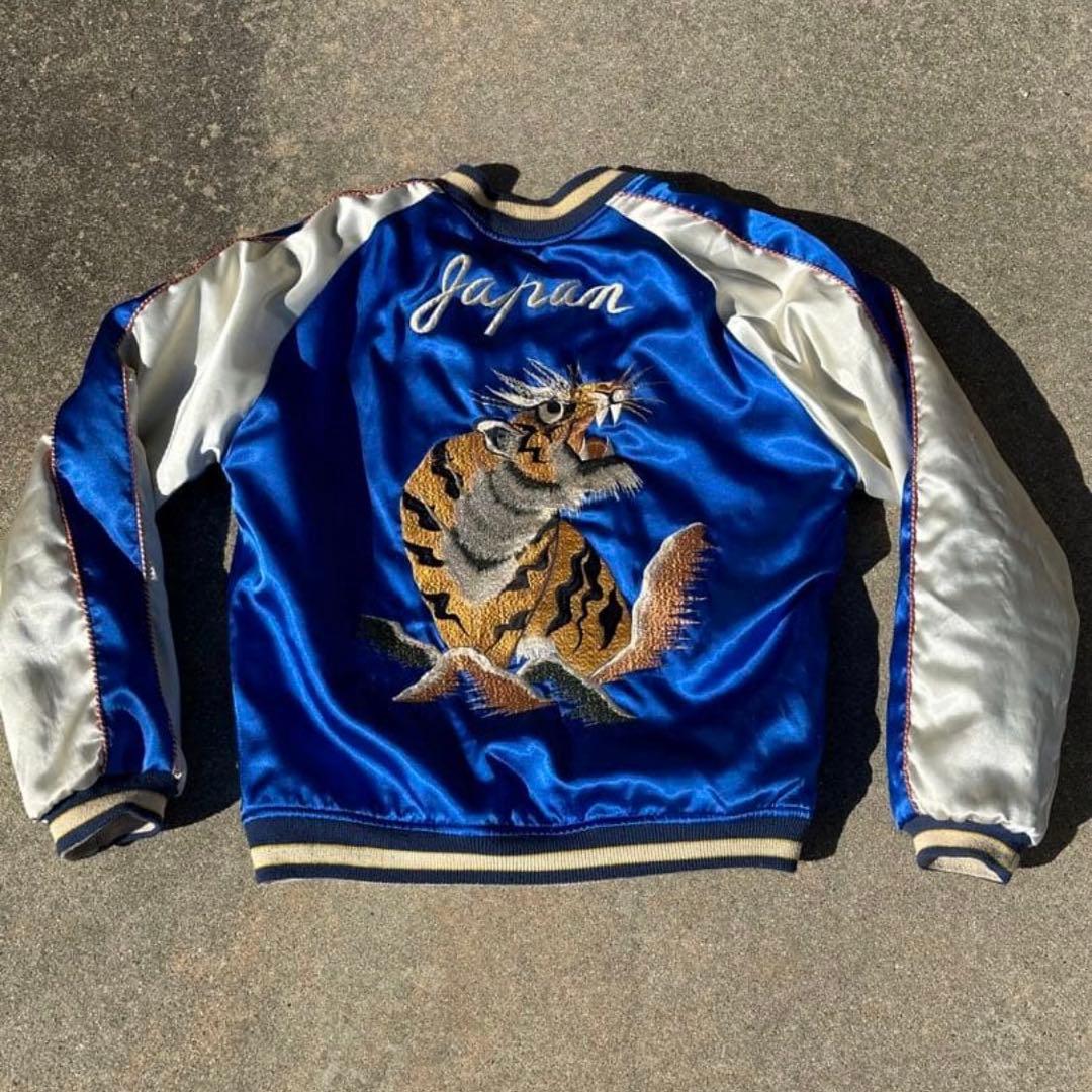 スカジャン　80〜90s リバーシブル　ヴィンテージ