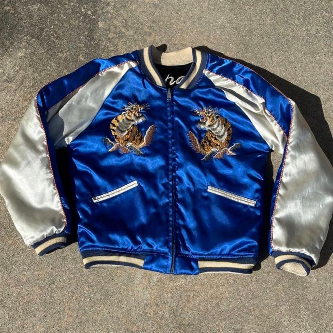 スカジャン　80〜90s リバーシブル　ヴィンテージ