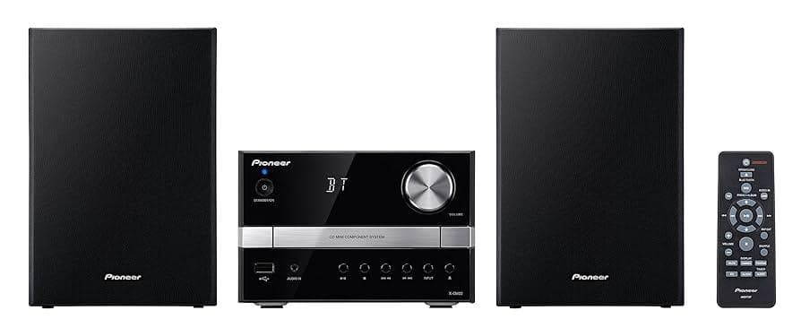 【美品】Pioneer X-EM22 CDミニコンポ Bluetoothブラック
