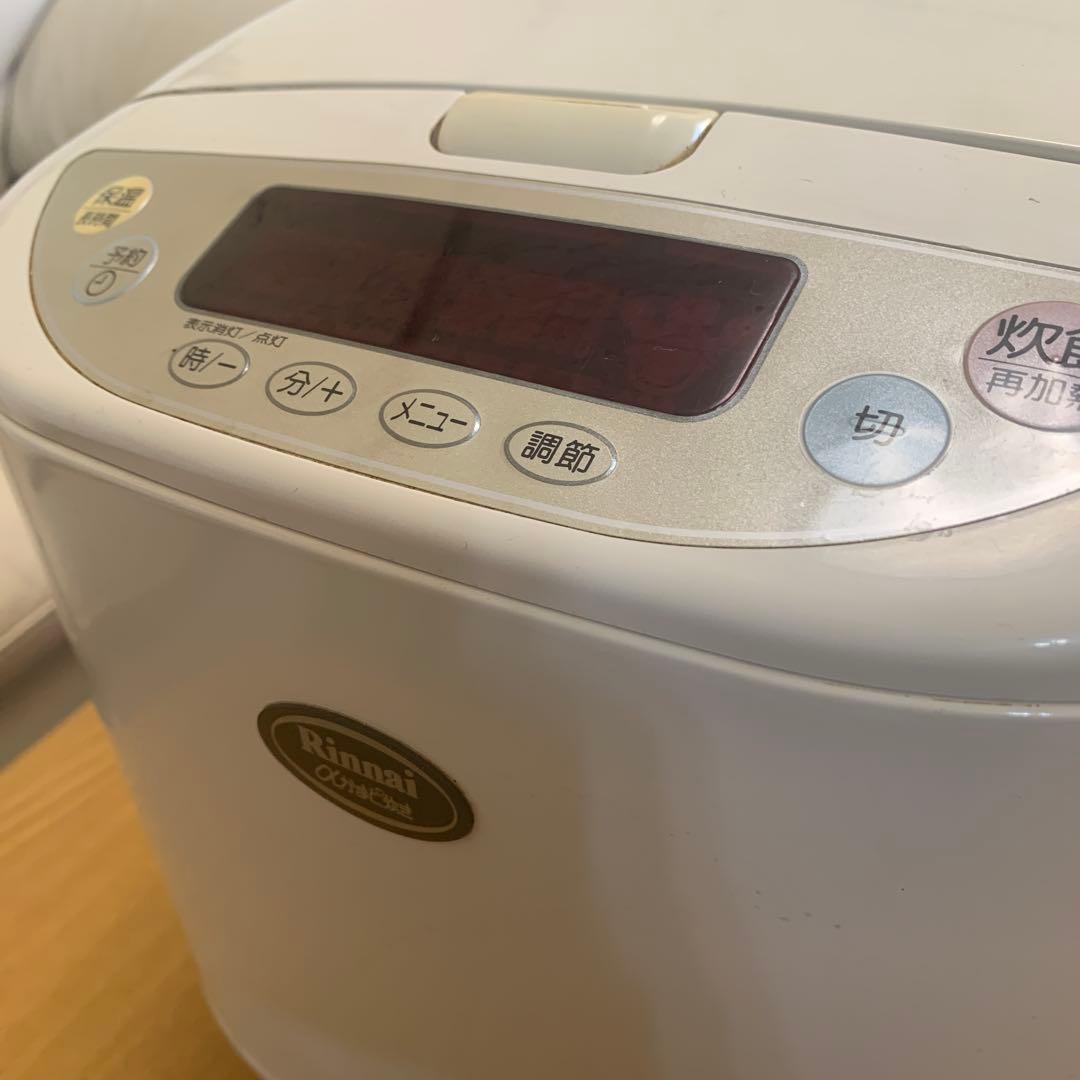 リンナイ　電子ジャー付ガス炊飯器　RR-10MLT 一升炊き　かまど炊き