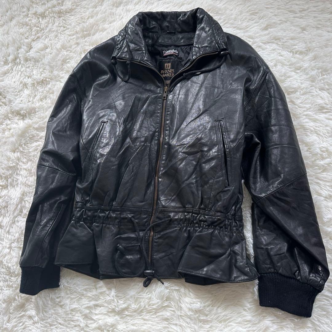 本革 BYRNES&BAKER ライナー付レザージャケットThinsulate