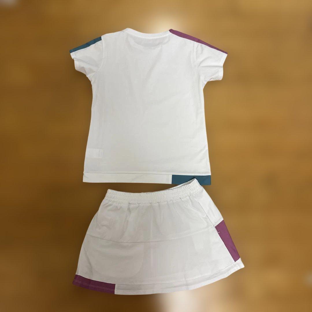 あ*い様 アドミラル　テニス　ウェア　M セット　シャツ　スコート　ホワイト