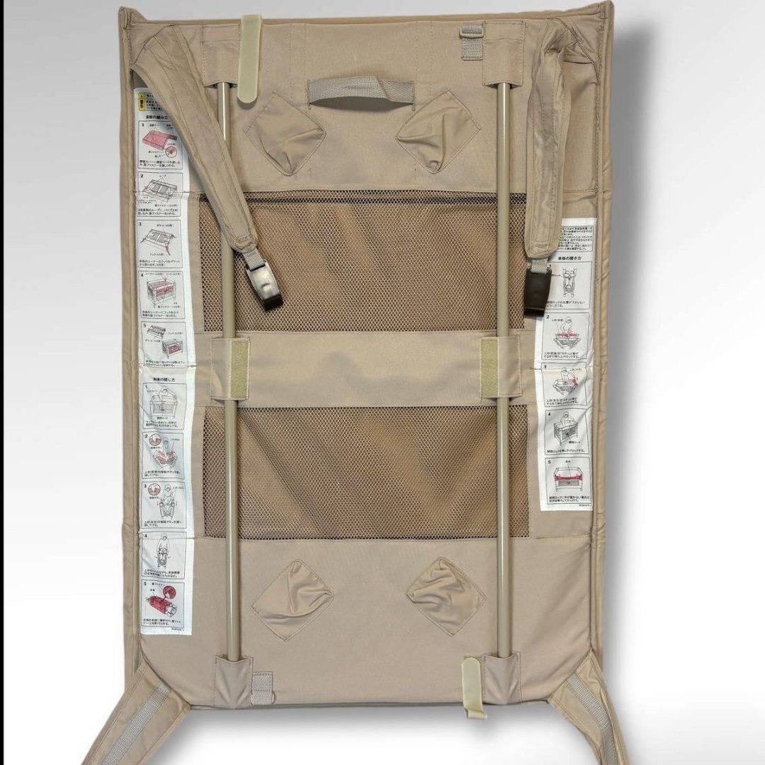 美品 Aprica アップリカ ベビーベッド ココネルエアー ココア BR