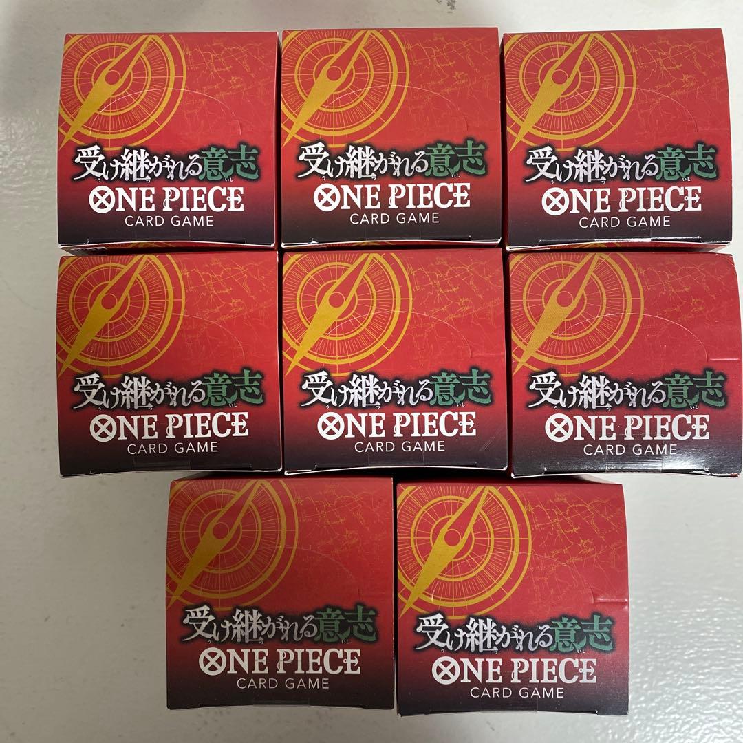 ワンピースカード　受け継がれる意思　テープ付き 8BOX