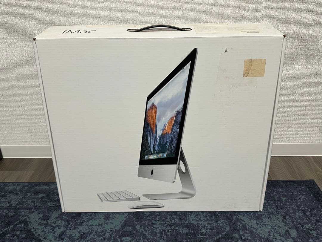 iMac21.5インチLEDキーボード、マウス、箱付き 【ジャンク】